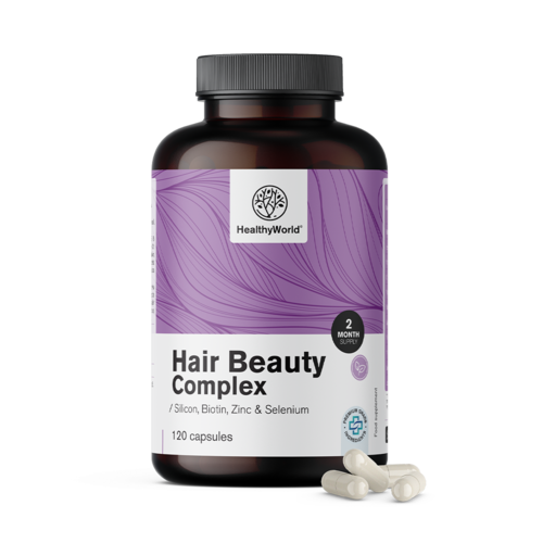 Hair Beauty Complex - Vitamíny a minerály na vlasy, 120 kapslí