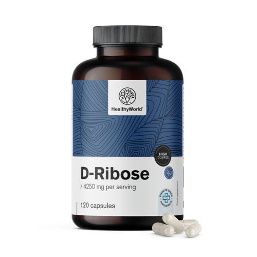 D-ribóza 850 mg, 120 kapslí