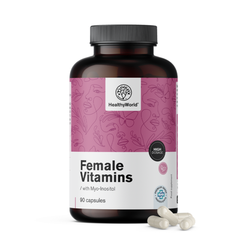 Vitamíny pro ženy s myo-inositolem, 90 kapslí
