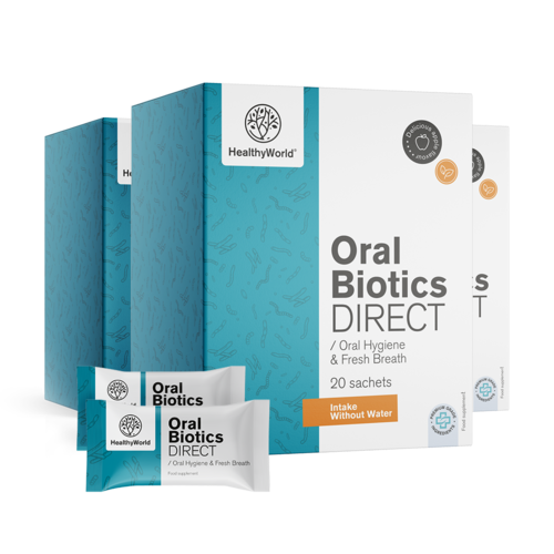 3x Oral Biotics DIRECT, dohromady 60 sáčků