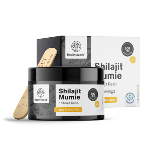 Shilajit Mumio 600 mg – pryskyřice, 30 g