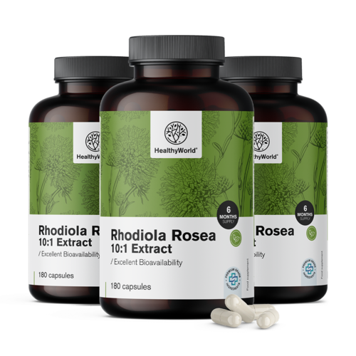 3x Rozchodnice růžová 8000 mg, dohromady 540 kapslí