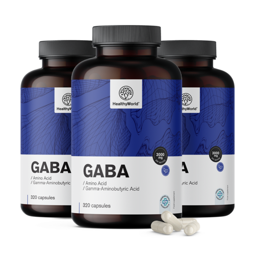 3x GABA 3000 mg, dohromady 960 kapslí