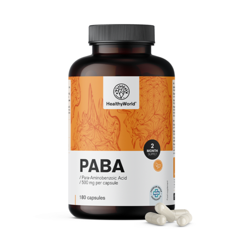 PABA 500 mg, 180 kapslí