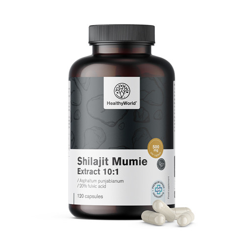 Shilajit Mumio 10:1 v kapslích