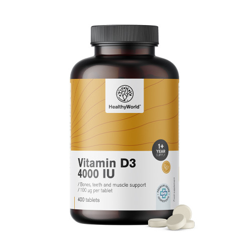 Vitamín D3 4000 m.j. v XL balení