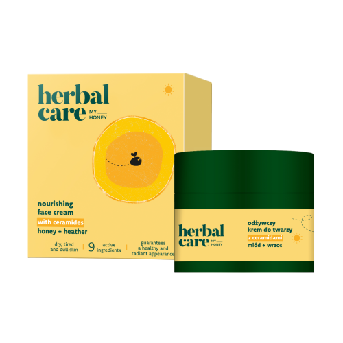 Vyživující krém na obličej s ceramidy, medem a vřesem, 50 ml