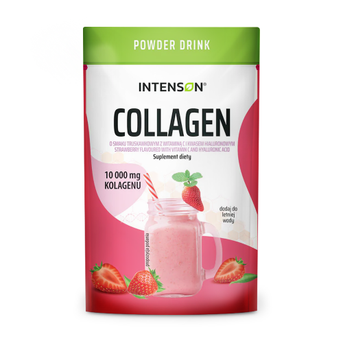 Hydrolyzovaný kolagen - jahoda.