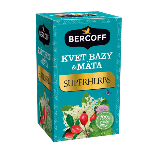 Bylinný čaj – bez a máta, 15 x 2 g