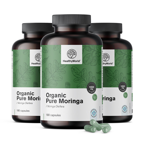 BIO Moringa v kapsulah 1650 mg