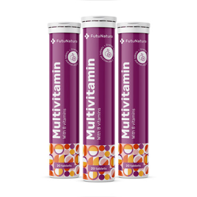 Šumivé tablety s multivitamíny 