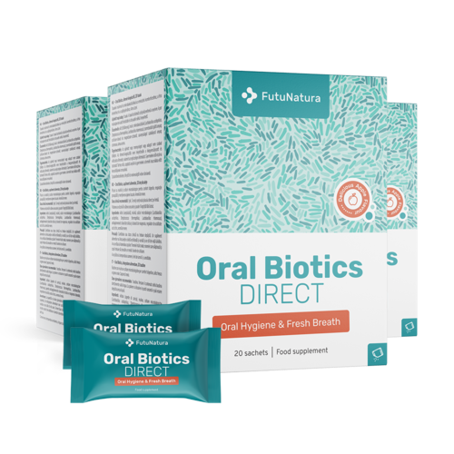 3x Oral Biotics DIRECT, dohromady 60 sáčků