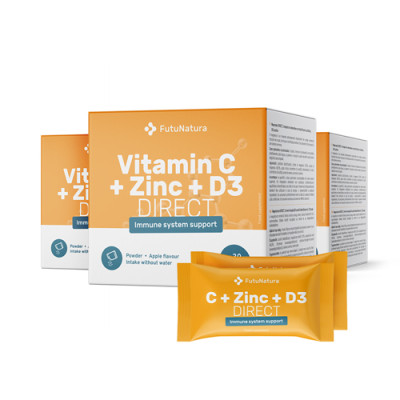 Vitamín C + zinek + D3 v sáčcích