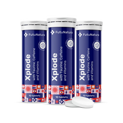 3x Xplode - šumivé tablety, dohromady 30 šumivých tablet