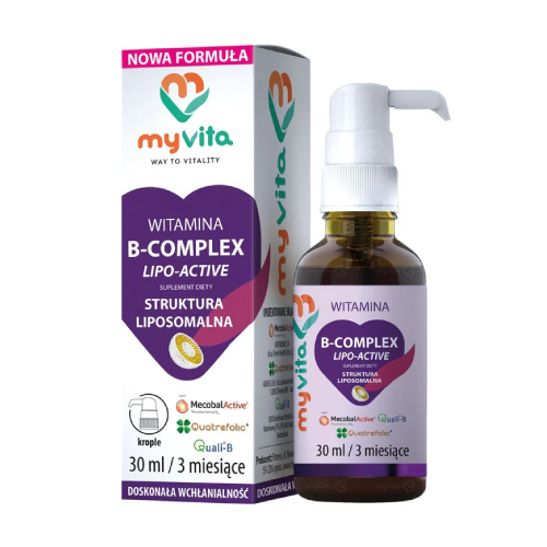 Lipozomální vitamín B komplex ACTIVE, 30 ml