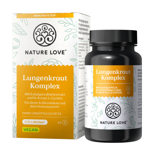 Veganský komplex s plícníkem, 60 kapslí