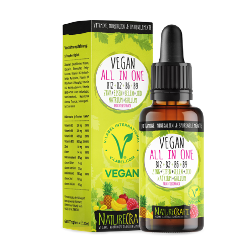 Veganské vitamíny a minerály v kapkách