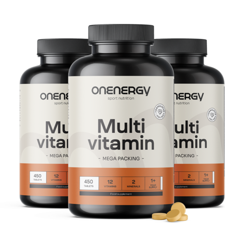 3x Multivitamíny, dohromady 1350 tablet