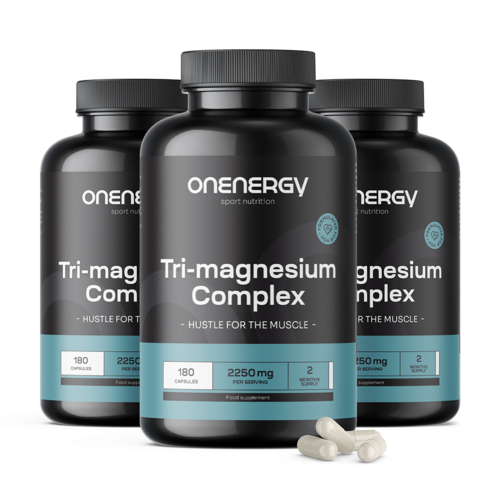 3x Trimagnézium komplex 2250 mg, dohromady 540 kapslí