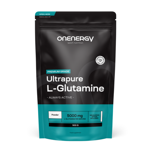 L-glutamin - prášek na přípravu nápoje, 500 g