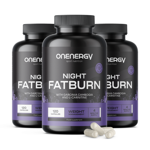 3x Night FatBurn, dohromady 360 kapslí
