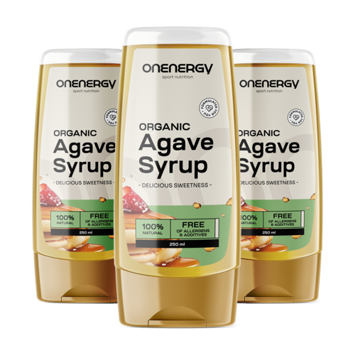 3x BIO Agávový sirup, dohromady 750 ml