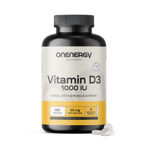 Vitamín D3 1000 m.j., 365 tablet