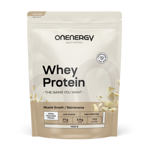 Whey syrovátkový protein - bílá čokoláda, 1000 g