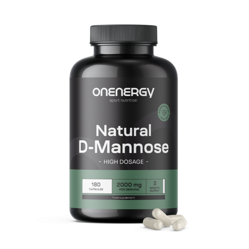 Přírodní D-manóza 2000 mg, 180 kapslí