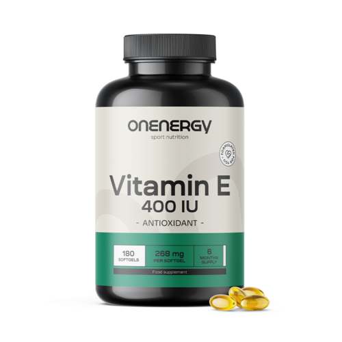 Vitamín E 400 m.j., 180 měkkých kapslí