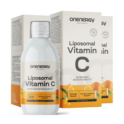 3x Lipozomální vitamín C, dohromady 750 ml