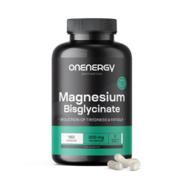 Magnézium bisglycinát 300 mg, 180 kapslí