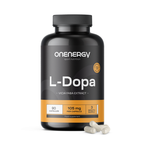 L-dopa 105 mg - z výtažku bobu, 90 kapslí