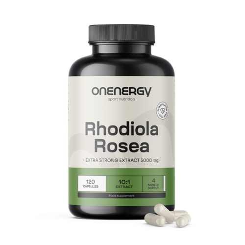 Rozchodnice růžová (Rhodiola) 5000 mg - výtažek, 120 kapslí