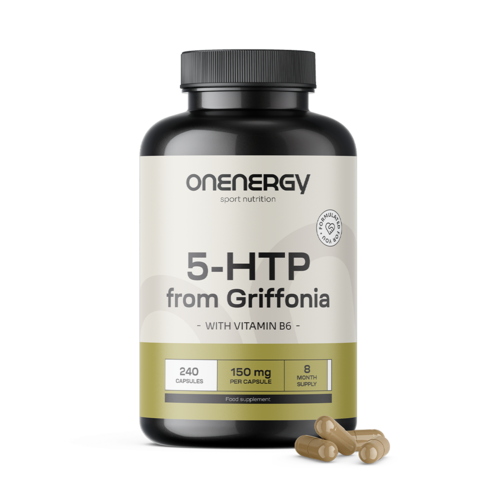 5-HTP 150 mg - Griffonia Simplicifolia, 240 kapslí