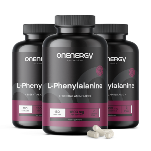 3x L-fenylalanin 1500 mg, dohromady 540 kapslí
