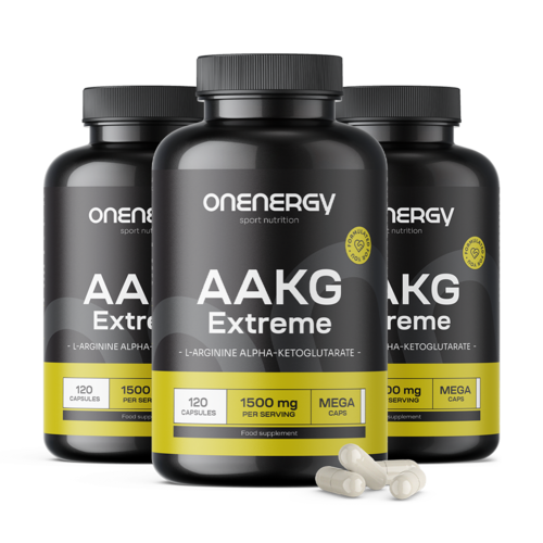3x AAKG Extreme 1400 mg MEGA CAPS, dohromady 360 kapslí