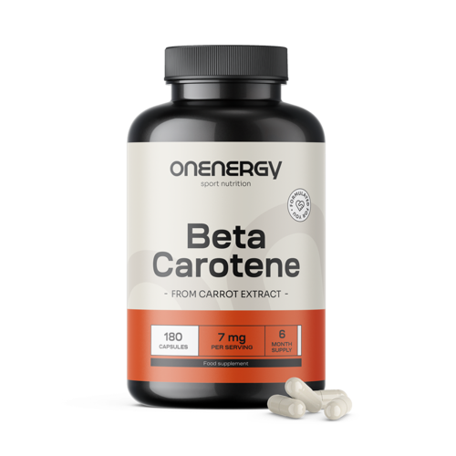 Přírodní beta-karoten 7 mg, 180 kapslí