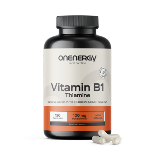 Vitamín B1 100 mg, 120 kapslí