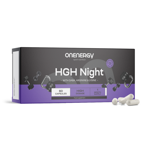 HGH Night – Natural HGH Booster, 60 kapslí