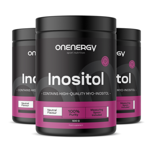 3x Inositol v prášku, dohromady 1500 g