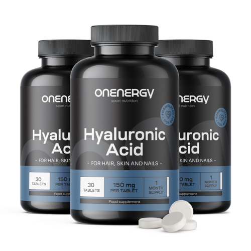 3x Kyselina hyaluronová 150 mg, dohromady 90 tablet
