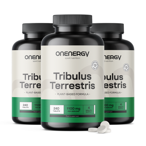 3x Kotvičník zemní (Tribulus) – výtažek 15:1, dohromady 360 tablet