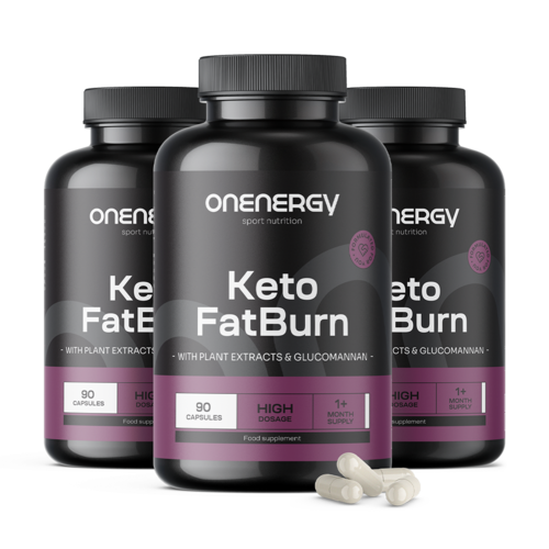 3x Keto FatBurn, dohromady 270 kapslí