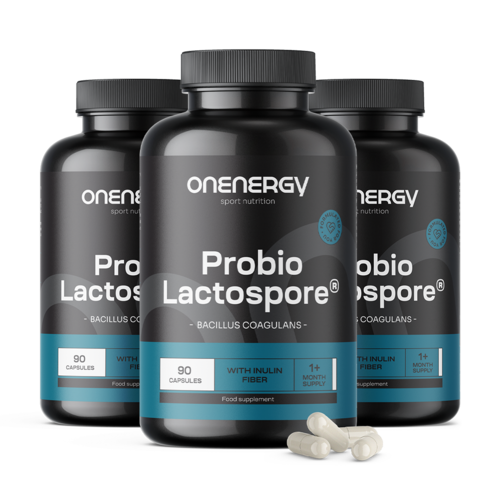 3x Probio Lactospore® – mikrobiologické kultury, dohromady 270 kapslí