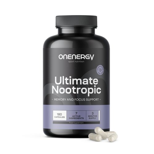 Ultimate Nootropic – komplex pro podporu kognitivních funkcí, 180 kapslí