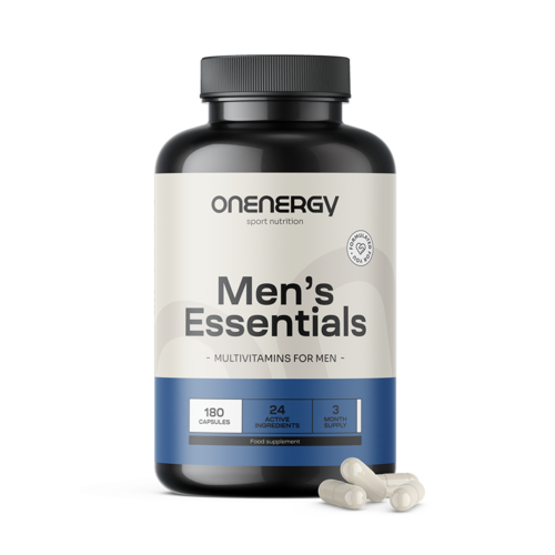 Men’s Essentials – multivitamíny pro muže, 180 kapslí
