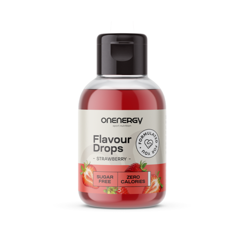 Flavour Drops kapky se sladidlem – jahoda, 50 ml