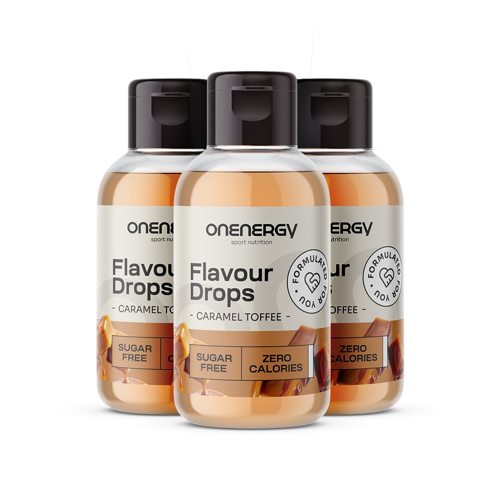 Flavour Drops kapky  se sladidlem – toffee karamela