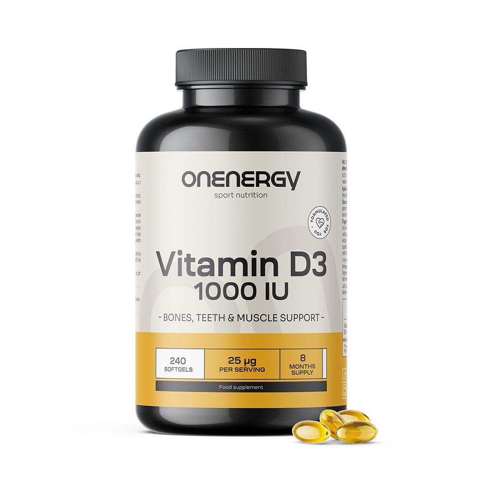Vitamín D3 1000 m.j.